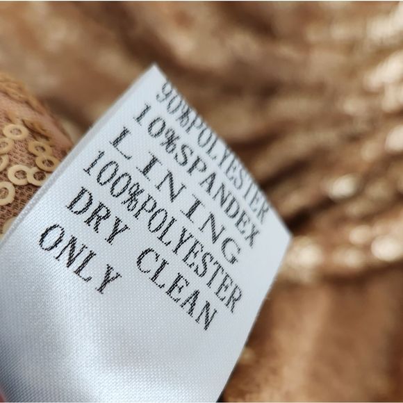 Tadashi Shoji Gold Sequin Maxi Dress - Picture 10 of 10